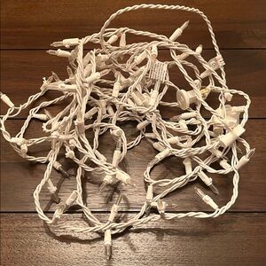 LED White String 100 Count Lights